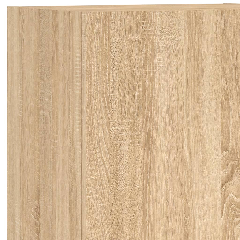 Έπιπλα Τηλεόρασης Τοίχου 5 τεμ. Sonoma Δρυς από Επεξ. Ξύλο