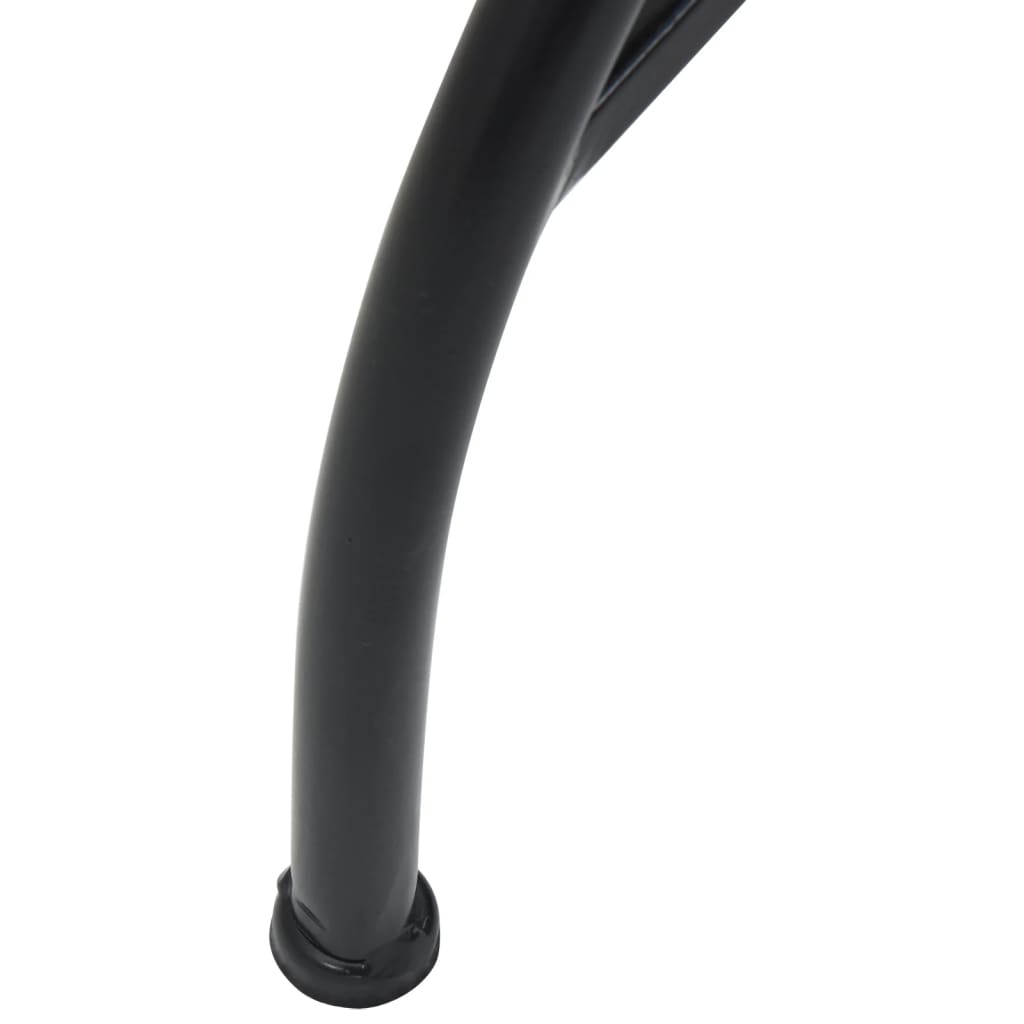 Τραπέζι Bistro «Μωσαϊκό» Μπλε/Λευκό Ø50x70 εκ. Κεραμικό