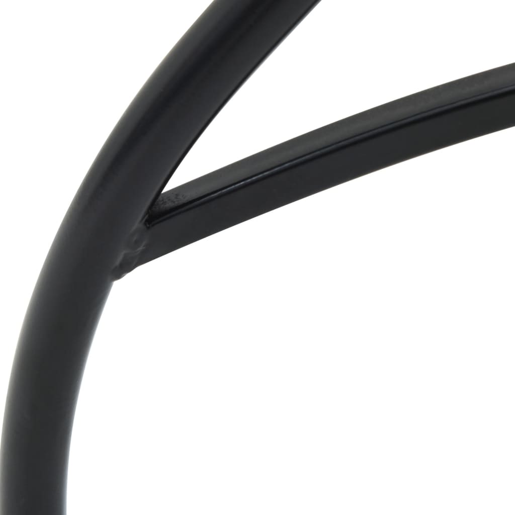 Τραπέζι Bistro «Μωσαϊκό» Μαύρο/Λευκό Ø50x70 εκ. Κεραμικό