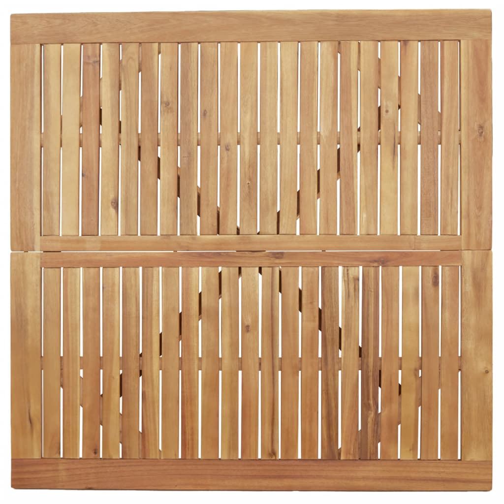 Τραπέζι Κήπου Τετράγωνο 110x110x75 εκ. από Μασίφ Ξύλο Ακακίας - Pakobazaar