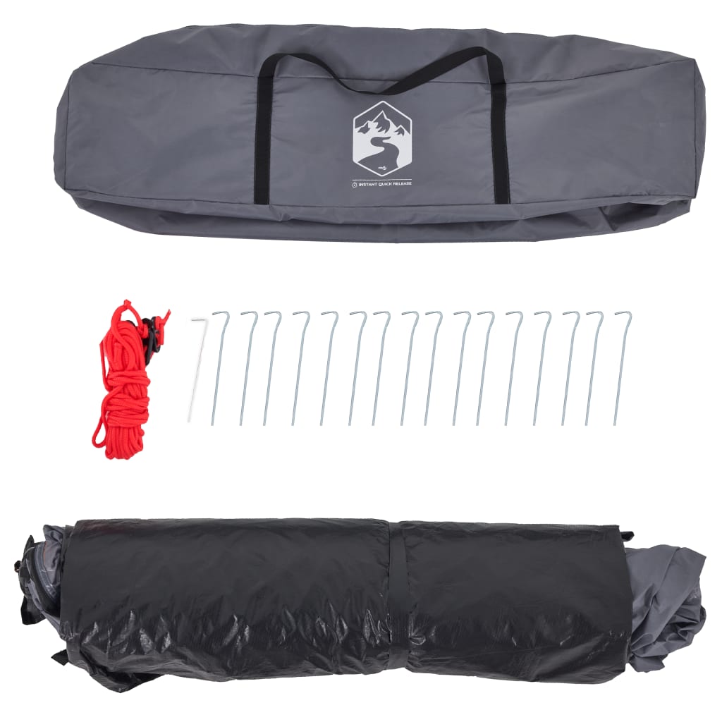 Σκηνή Κάμπινγκ με Θόλο 3 Ατ. Ταχείας Απελευθέρωσης Γκρι/Πράσινο