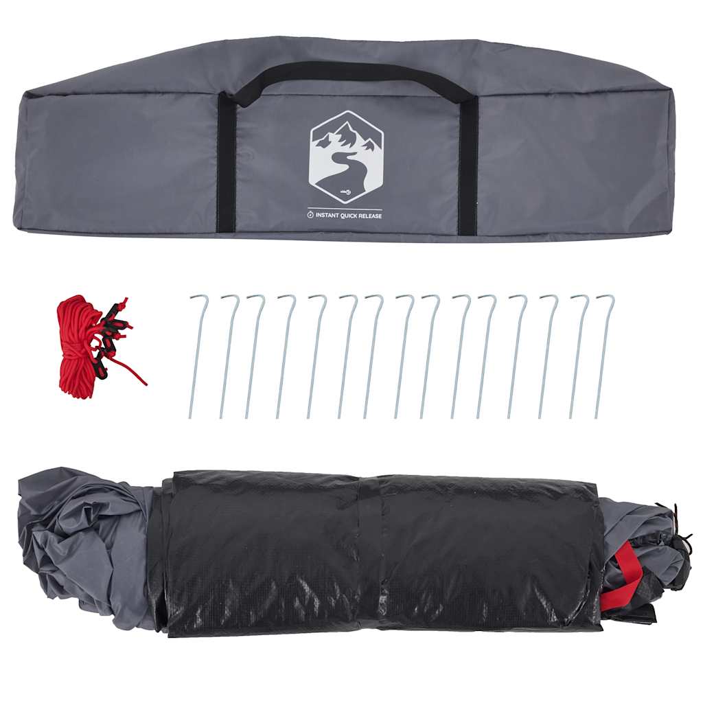 Σκηνή Κάμπινγκ με Θόλο 3 Ατ. Ταχείας Απελευθέρωσης Γκρι/Πράσινο