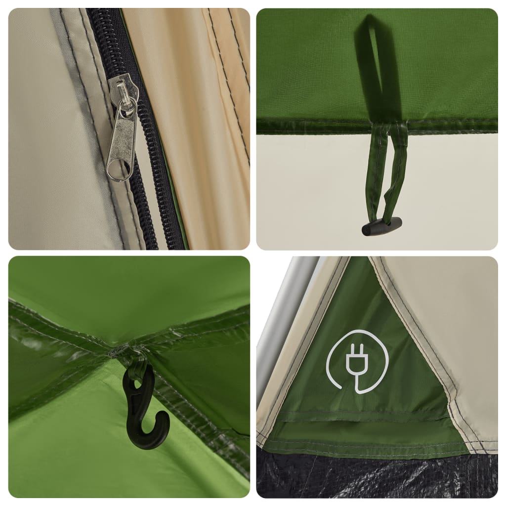 Σκηνή Κάμπινγκ με Θόλο 4 Ατόμων Ταχείας Απελευθέρωσης Πράσινη