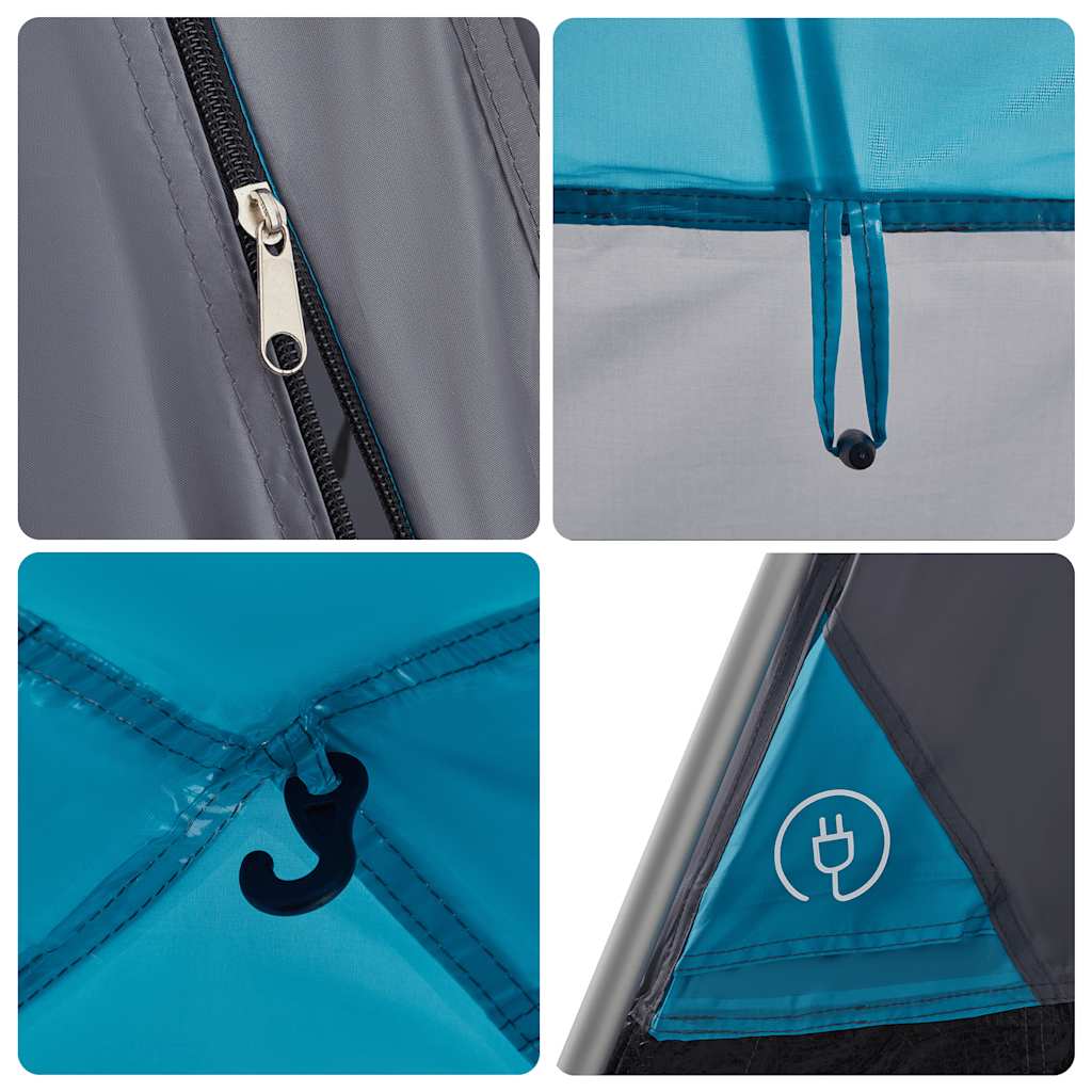 Σκηνή Οικογενειακή με Θόλο 5 Ατόμων Ταχείας Απελευθέρωσης Μπλε