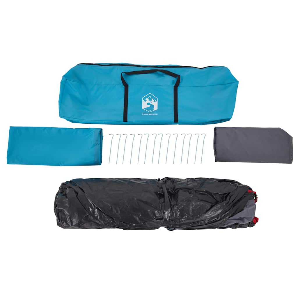 Σκηνή Οικογενειακή με Θόλο 5 Ατόμων Ταχείας Απελευθέρωσης Μπλε