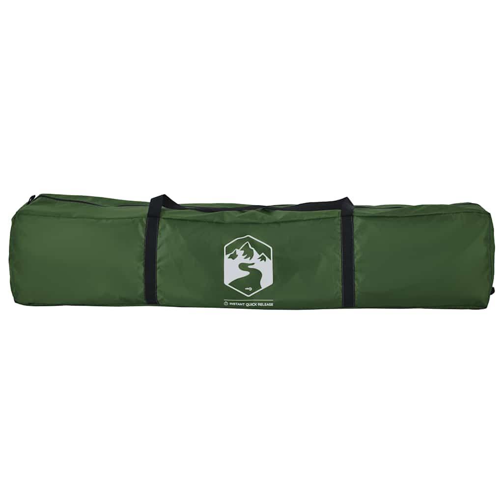 Σκηνή Κάμπινγκ με Θόλο 4 Ατόμων Ταχείας Απελευθέρωσης Πράσινη - Pakobazaar