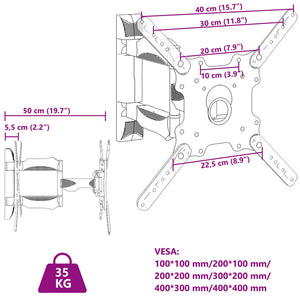 Βάση Τηλεόρασης Επιτοίχια για 32-35Ιν Max VESA 400x400χιλ. 35κ.