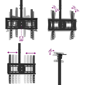 Βάση Τηλεόρασης Οροφής για 32-65Ιν Max VESA 400x400χιλ. 40κ.