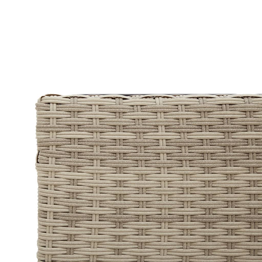 Καναπές Κήπου Γωνιακός Αν. Γκρι Συνθ. Ρατάν Τραπέζι + Μαξιλάρια