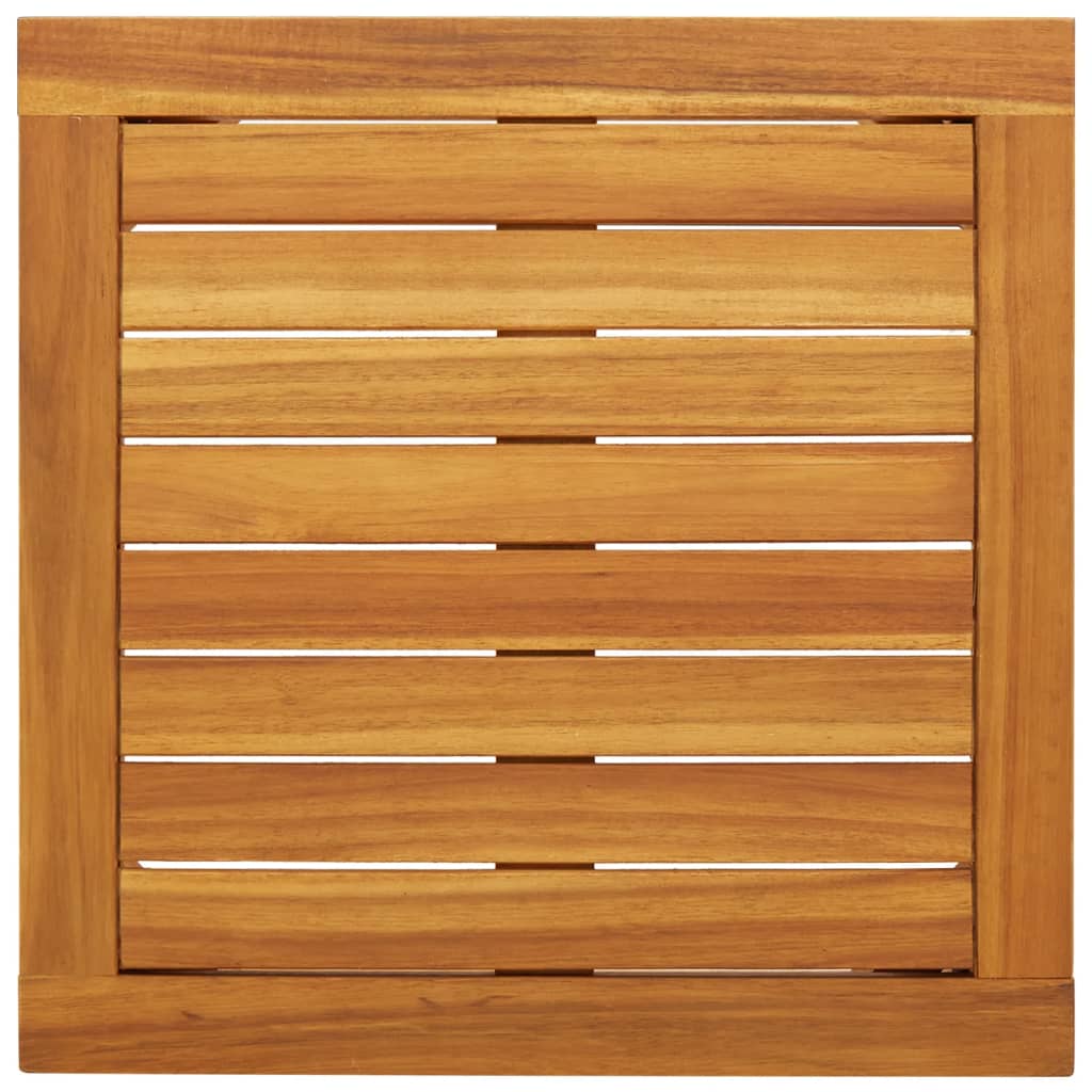 Σετ Επίπλων Bistro 3 Τεμαχίων Γκρι Συνθετικό Ρατάν/Ξύλο Ακακίας