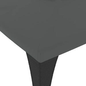 Κιόσκι με Διπλή Οροφή Ανθρακί 3,98x2,98 μ. Ατσάλινο