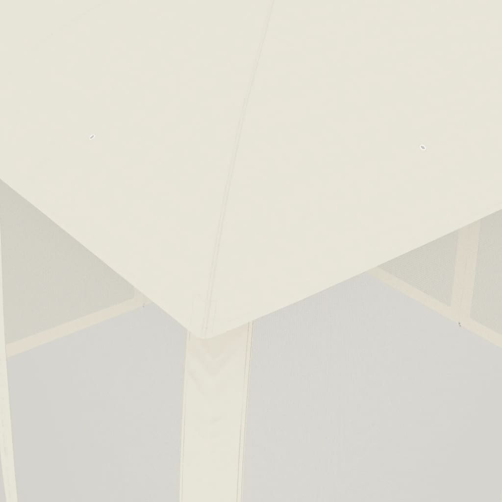 Κιόσκι με Διπλούς Τοίχους/Δίχτυ Κρεμ 2,93x2,93 μ. από Ατσάλι