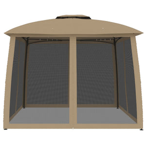 Κιόσκι με Διπλούς Τοίχους/Δίχτυ Taupe 2,93x2,93 μ. από Ατσάλι
