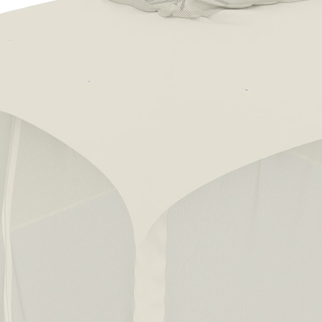 Κιόσκι με Διπλούς Τοίχους/Δίχτυ Κρεμ 3,93x2,93 μ. από Ατσάλι