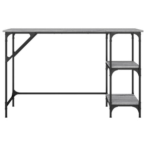 Γραφείο Γκρι Sonoma 120x50x75 εκ. Μέταλλο & Επεξεργασμένο Ξύλο - Pakobazaar