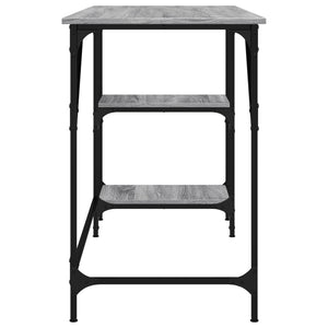 Γραφείο Γκρι Sonoma 120x50x75 εκ. Μέταλλο & Επεξεργασμένο Ξύλο - Pakobazaar