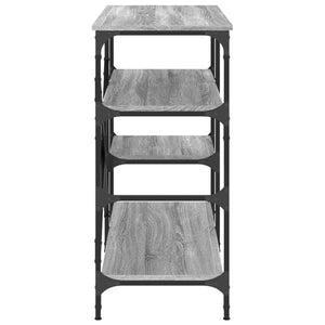 Ραφιέρα Κουζίνας Γκρι Sonoma 90x40x84 εκ. Επεξ. Ξύλο/Μέταλλο