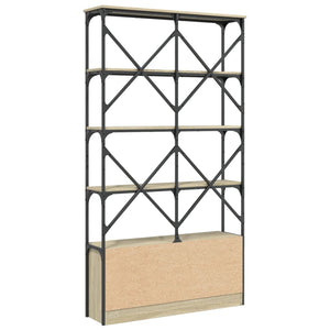 Βιβλιοθήκη Sonoma Δρυς 100x26x180 εκ. Επεξεργ. Ξύλο & Μέταλλο