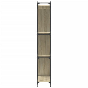 Βιβλιοθήκη Sonoma Δρυς 79x30x180 εκ. Επεξεργ. Ξύλο & Μέταλλο
