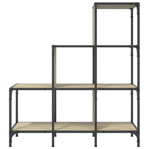 Βιβλιοθήκη Sonoma Δρυς 92x30x102 εκ. Επεξεργ. Ξύλο & Μέταλλο