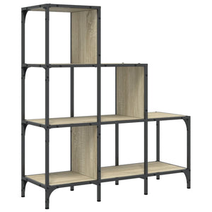 Βιβλιοθήκη Sonoma Δρυς 92x30x102 εκ. Επεξεργ. Ξύλο & Μέταλλο