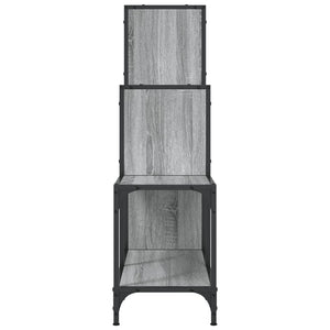 Βιβλιοθήκη Γκρι Sonoma 92x30x102 εκ. Επεξεργ. Ξύλο & Μέταλλο