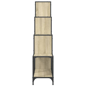 Βιβλιοθήκη Sonoma Δρυς 122x30x132 εκ. Επεξεργ. Ξύλο & Μέταλλο - Pakobazaar