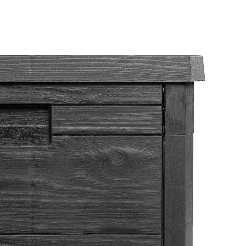 Κουτί Μαξιλαριών Εξ Χώρου Ανθρακί 77,5x44,5x53εκ Πολυπροπυλένιο