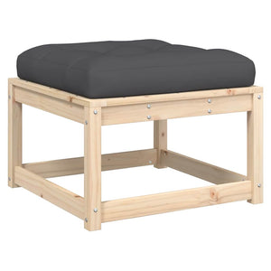 Καναπές Κήπου Σετ 5 Τεμαχίων από Μασίφ Ξύλο Πεύκου με Μαξιλάρια