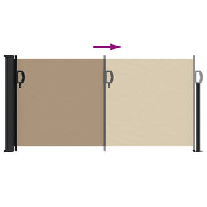 Σκίαστρο Πλαϊνό Συρόμενο Taupe 100 x 300 εκ. - Pakobazaar
