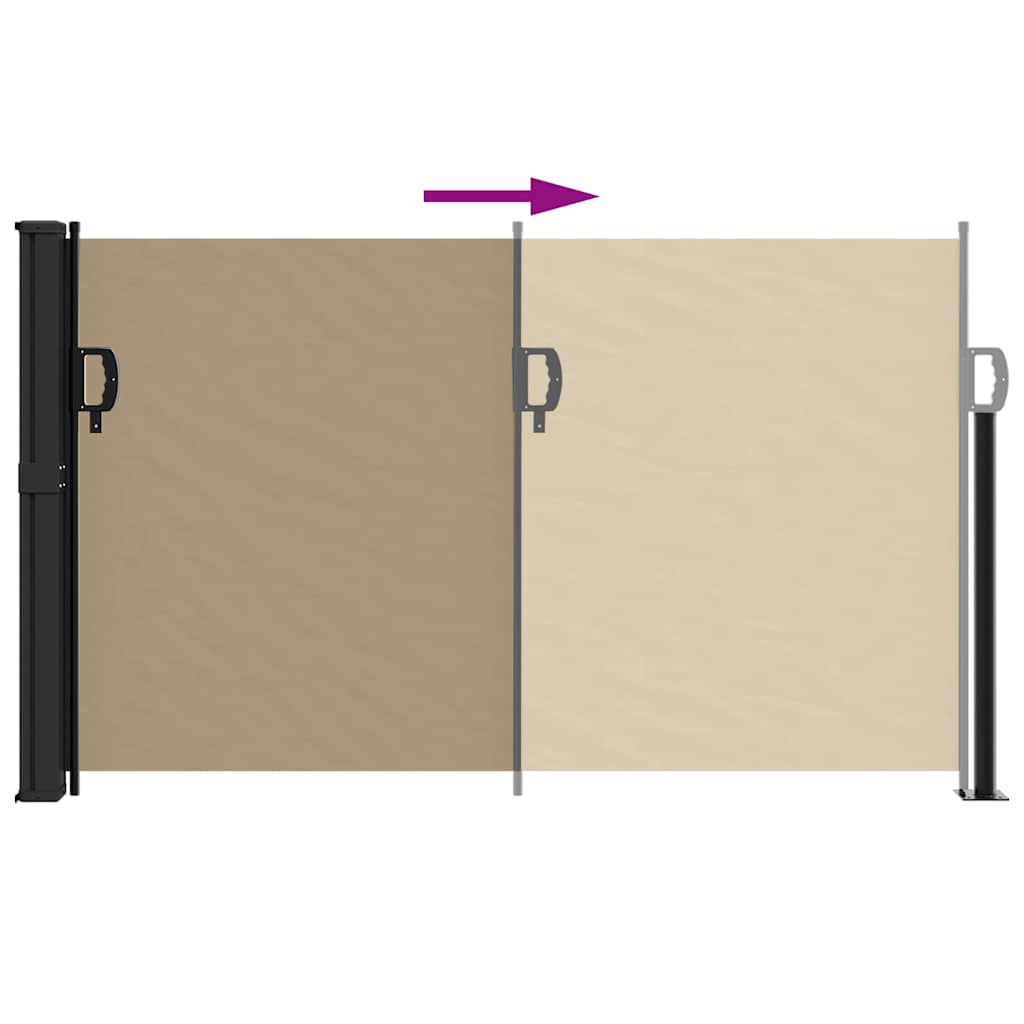 Σκίαστρο Πλαϊνό Συρόμενο Taupe 117 x 300 εκ.