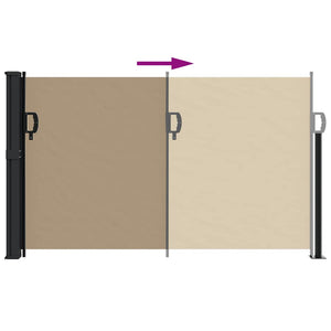 Σκίαστρο Πλαϊνό Συρόμενο Taupe 117 x 300 εκ.