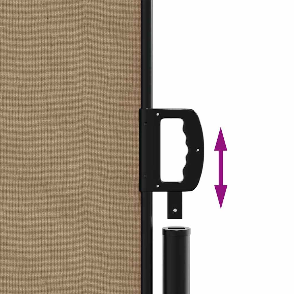 Σκίαστρο Πλαϊνό Συρόμενο Taupe 160 x 300 εκ.