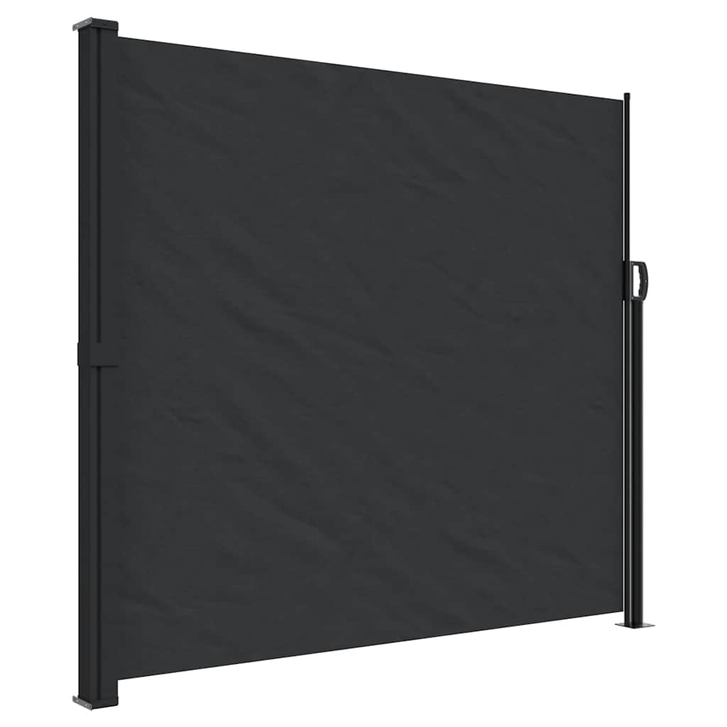 Σκίαστρο Πλαϊνό Συρόμενο Μαύρο 180 x 300 εκ.