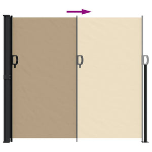 Σκίαστρο Πλαϊνό Συρόμενο Μπεζ 180 x 300 εκ. - Pakobazaar