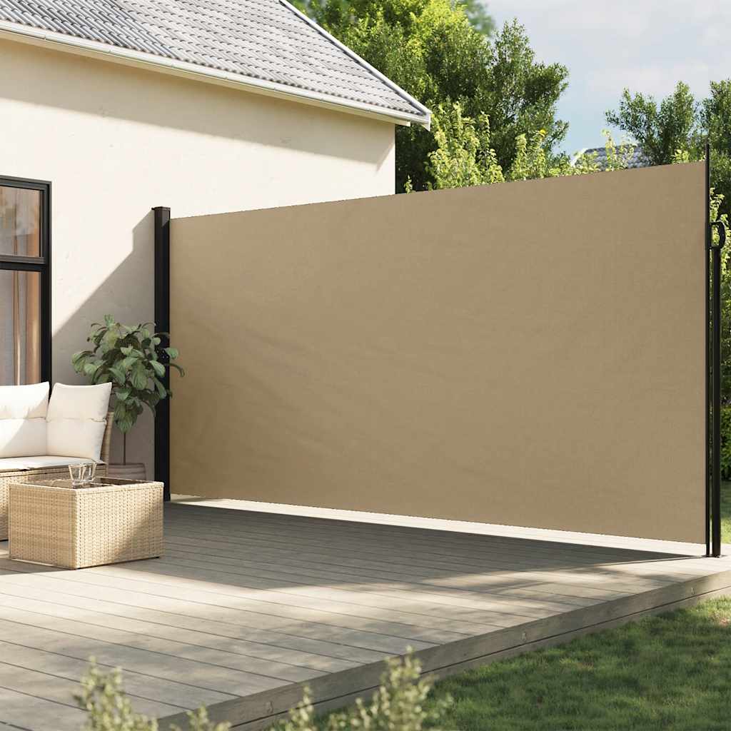 Σκίαστρο Πλαϊνό Συρόμενο Μπεζ 200 x 300 εκ. - Pakobazaar