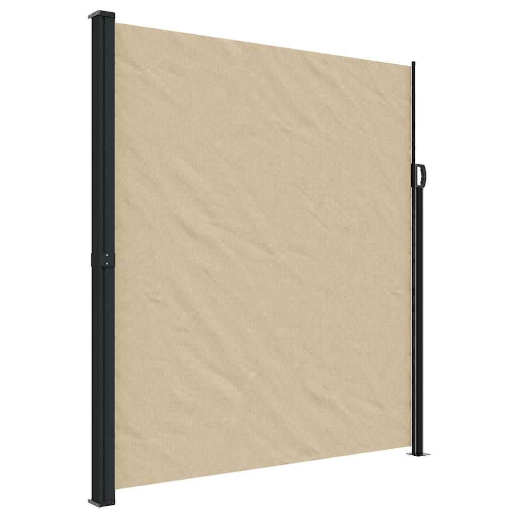 Σκίαστρο Πλαϊνό Συρόμενο Μπεζ 220 x 300 εκ. - Pakobazaar