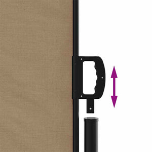 Σκίαστρο Πλαϊνό Συρόμενο Taupe 140 x 500 εκ.