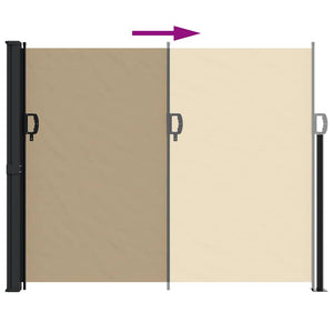 Σκίαστρο Πλαϊνό Συρόμενο Μπεζ 160 x 500 εκ. - Pakobazaar