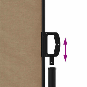 Σκίαστρο Πλαϊνό Συρόμενο Taupe 160 x 500 εκ. - Pakobazaar