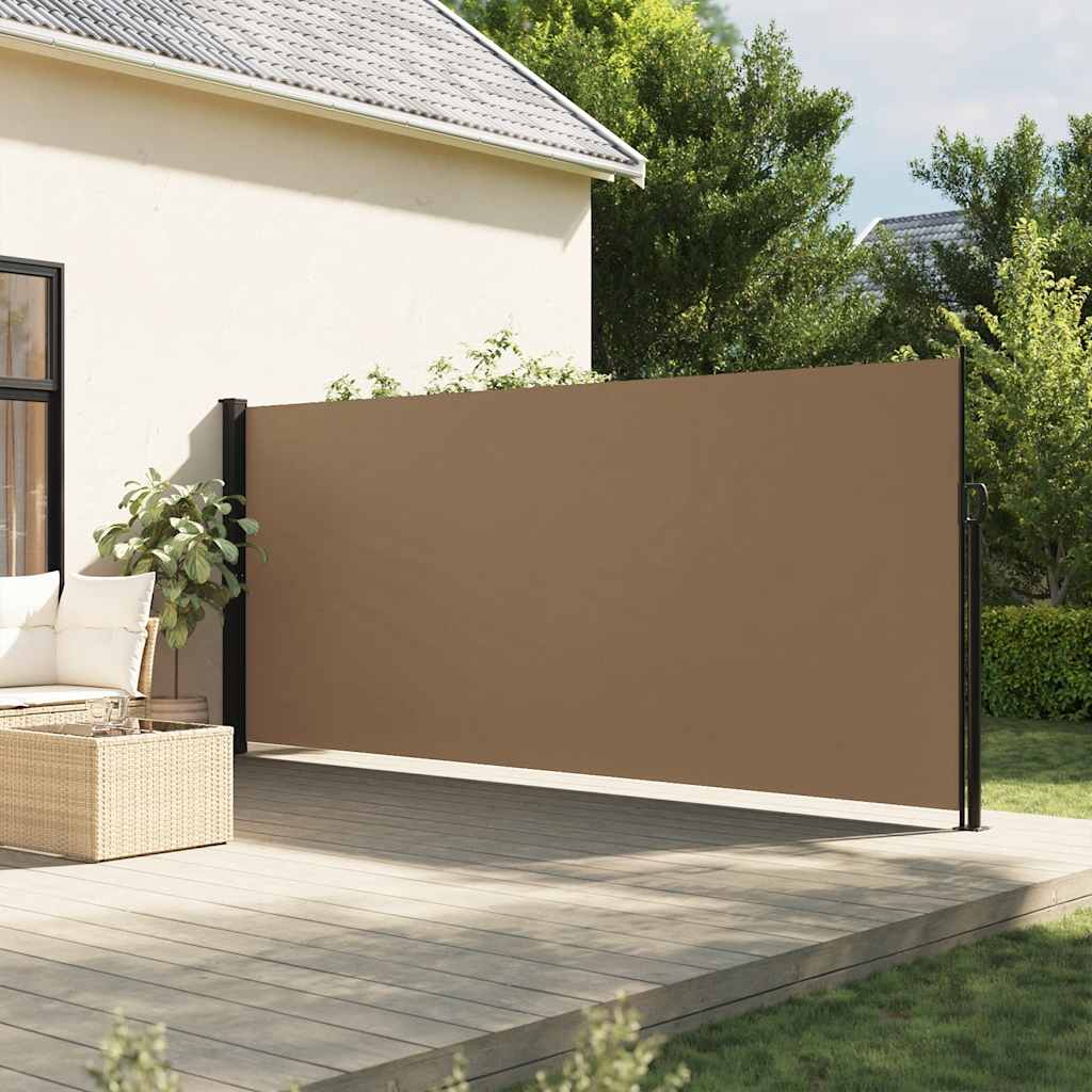 Σκίαστρο Πλαϊνό Συρόμενο Taupe 160 x 500 εκ. - Pakobazaar
