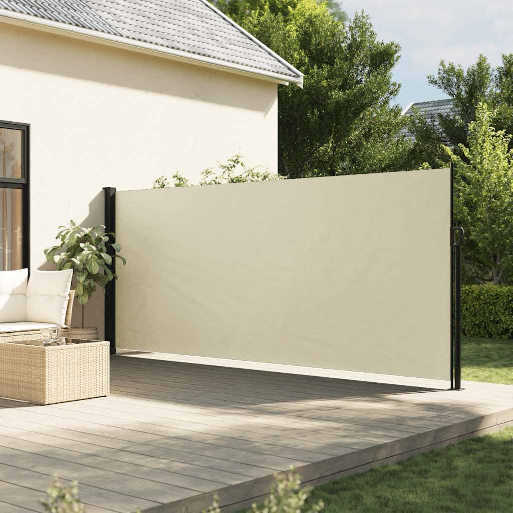 Σκίαστρο Πλαϊνό Συρόμενο Κρεμ 180 x 500 εκ. - Pakobazaar