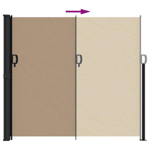 Σκίαστρο Πλαϊνό Συρόμενο Taupe 180 x 500 εκ. - Pakobazaar