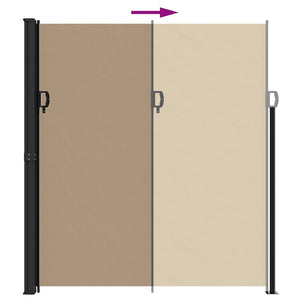 Σκίαστρο Πλαϊνό Συρόμενο Taupe 220 x 500 εκ. - Pakobazaar