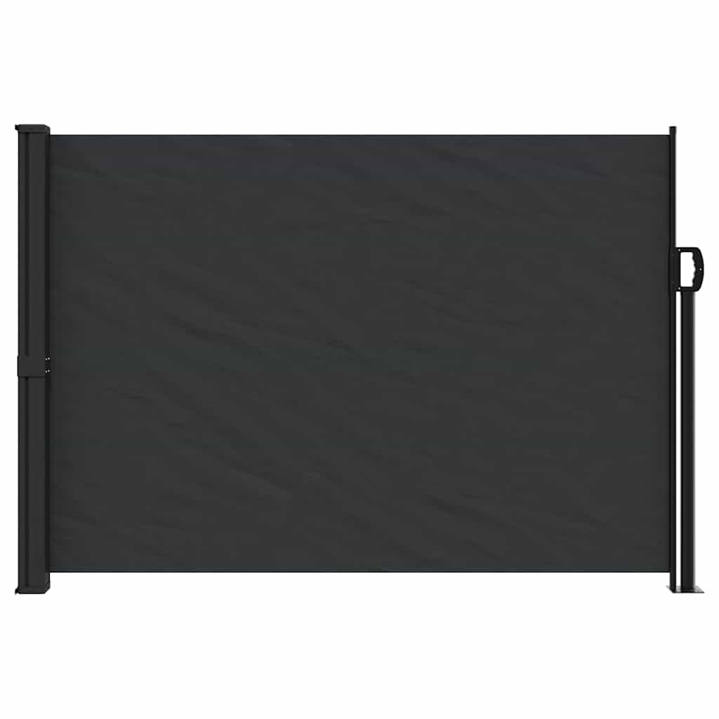 Σκίαστρο Πλαϊνό Συρόμενο Μαύρο 140 x 600 εκ. - Pakobazaar