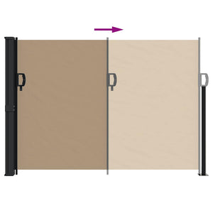 Σκίαστρο Πλαϊνό Συρόμενο Taupe 140 x 600 εκ.