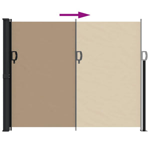 Σκίαστρο Πλαϊνό Συρόμενο Taupe 160 x 600 εκ.