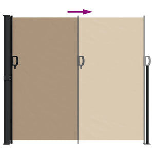 Σκίαστρο Πλαϊνό Συρόμενο Taupe 180 x 600 εκ. - Pakobazaar