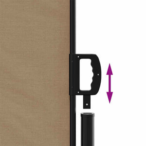 Σκίαστρο Πλαϊνό Συρόμενο Taupe 200 x 600 εκ. - Pakobazaar