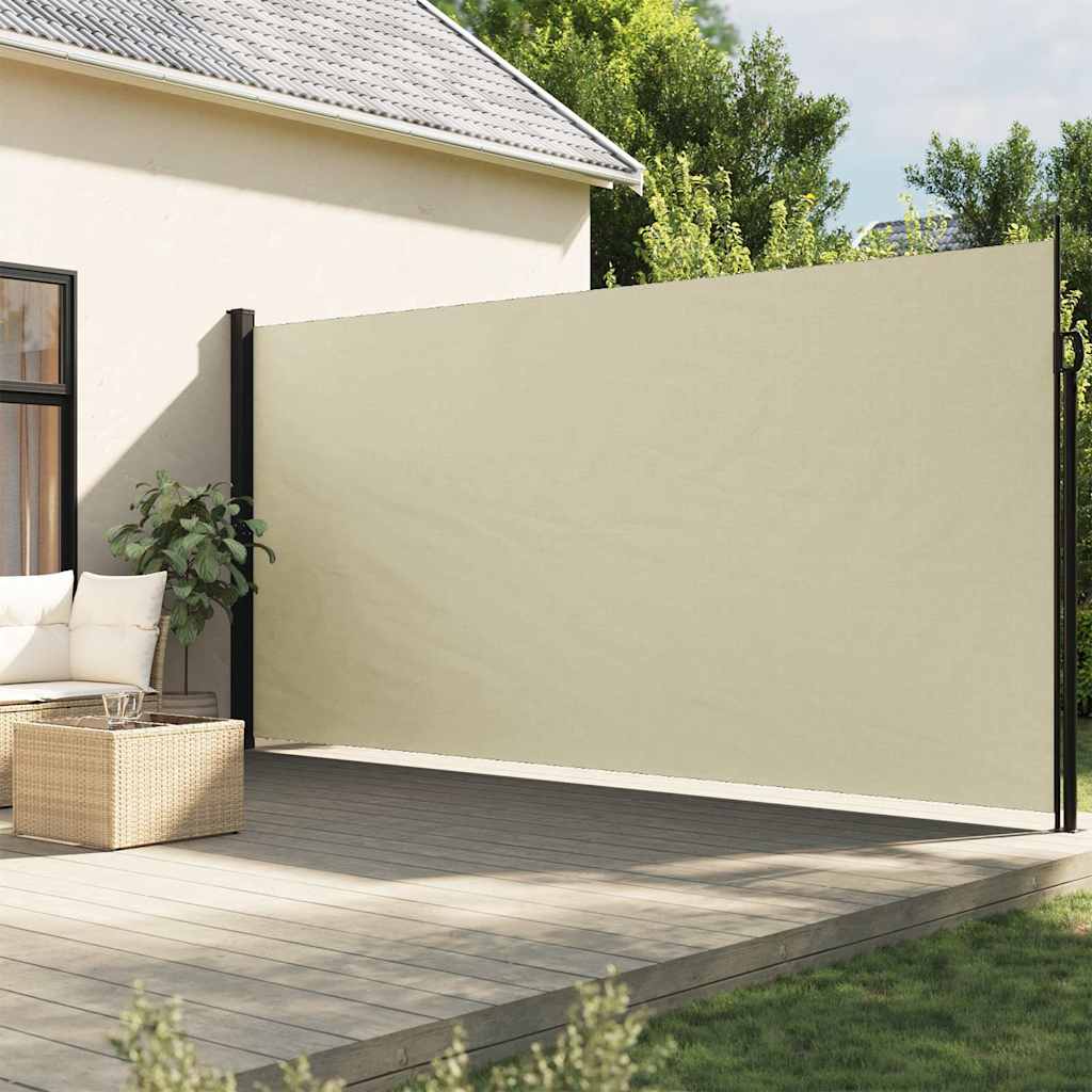 Σκίαστρο Πλαϊνό Συρόμενο Κρεμ 220 x 600 εκ. - Pakobazaar